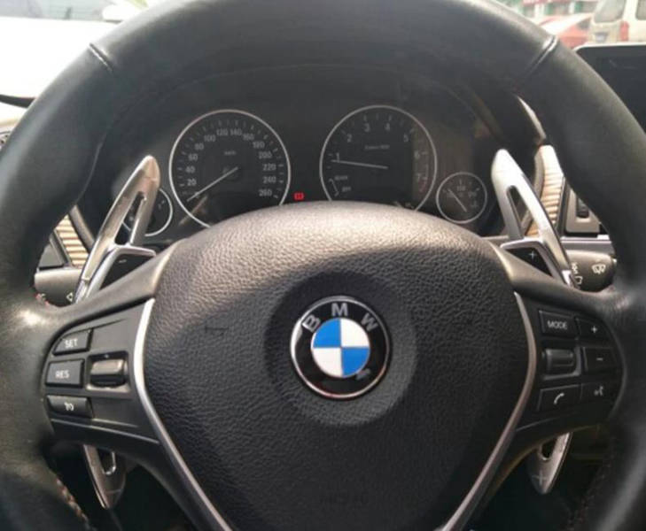 Extension de Palettes au Volant BMW Courtes en Aluminium