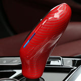 Pommeau de Levier de Vitesse BMW Coque Carbone Rouge | automobile-passion