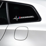 Sticker BMW La Performance pour Vitre-arrière | automobile-passion