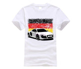 T-shirt Audi R8 Drapeau Allemand
