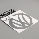XGS DECAL car stickers DUB JDM   crown  11cm x 11.5cm vinyl cut waterproof outdoor motorcycles trucks cardecal