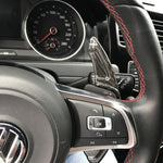 Extension de Palettes au Volant VW en Carbone Rouge