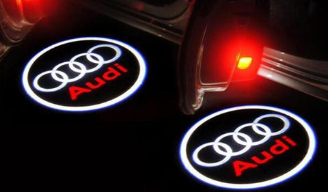 Projecteur de Portière Audi Logo avec Cercle | automobile-passion