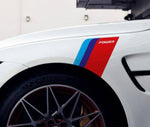 Sticker BMW MPower pour aile avant | automobile-passion