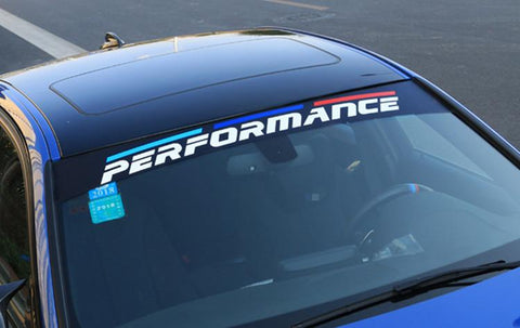Sticker BMW Performance pour Pare-brise | automobile-passion
