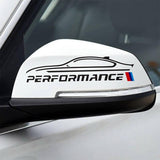 Sticker BMW Performance pour Rétroviseur | automobile-passion