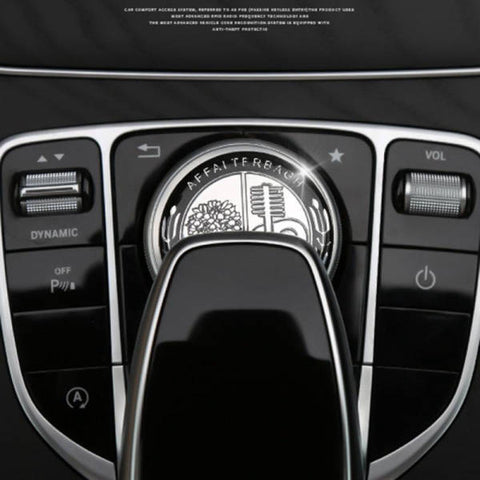 Sticker Mercedes AMG Pour Bouton Multimédia | automobile-passion