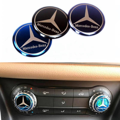 Sticker Mercedes Sigle Pour Bouton Air Conditionné |automobile-passion