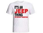 T-shirt Jeep  Tu Ne Comprendrais Pas | automobile-passion