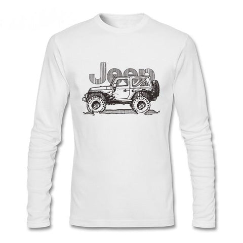 T-shirt Jeep Manche Longue | automobile-passion