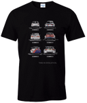 T-shirt BMW M3 evolution | automobile-passion