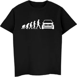T-shirt VW Evolution de l'homme | automobile-passion