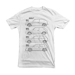 T-shirt VW Golf GTI Evolution | automobile-passion