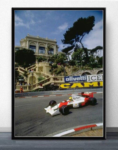Tableau Voiture Ayrton Senna Mclaren | automobile-passion