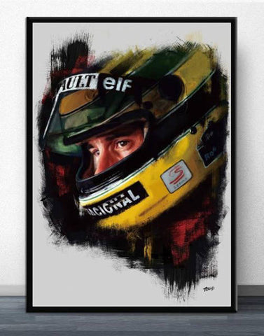 Tableau Voiture Ayrton Senna | automobile-passion